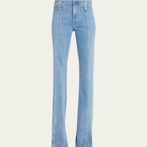 NWT! VERONICA BEARD Beverly High Rise, Skinny with WB Flared Jean in Lake Shore